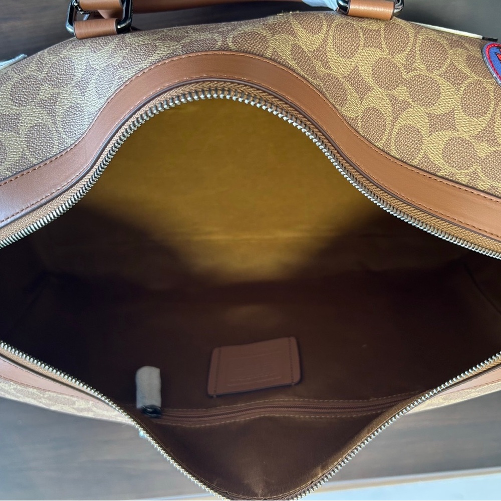 Coach Snoopy Collab Handheld Weekender Bag - Picture 3 of 8